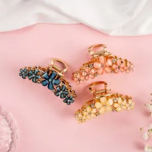 Cute HairClip in differents colors, pink, blue and orange