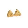Jeweller, Earrings Maya Stainless Steel Maya for a chic, work-to-dinner outfit.