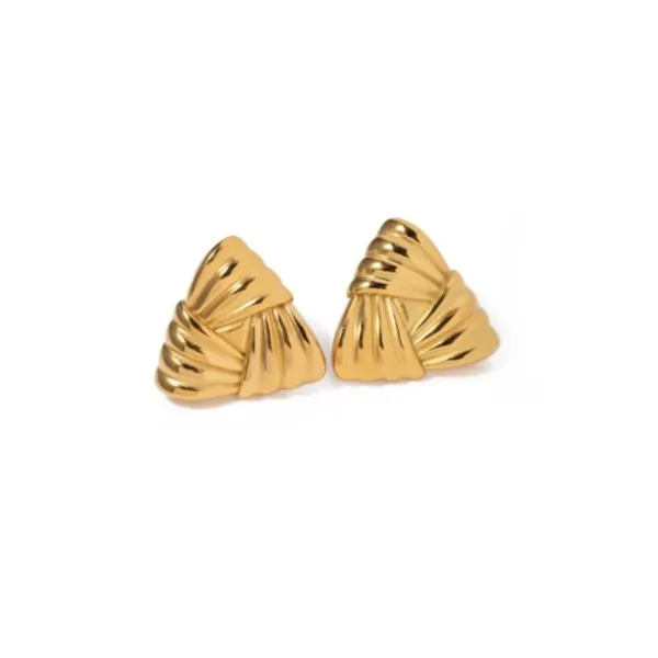 Jeweller, Earrings Maya Stainless Steel Maya for a chic, work-to-dinner outfit.