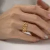 Chunky Gold Plated Ring