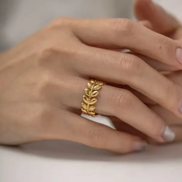 Chunky Gold Plated Ring