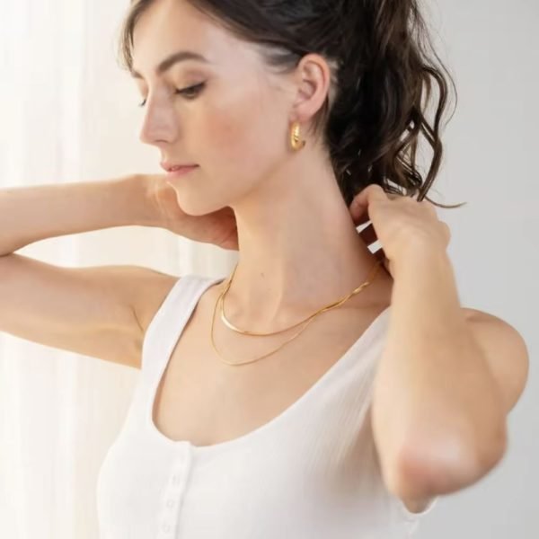 Isabelle Necklace in model