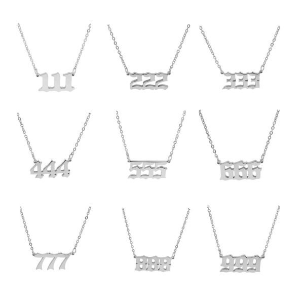 Angel numbe Necklace