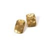 Stainless Steel Amber Earrings