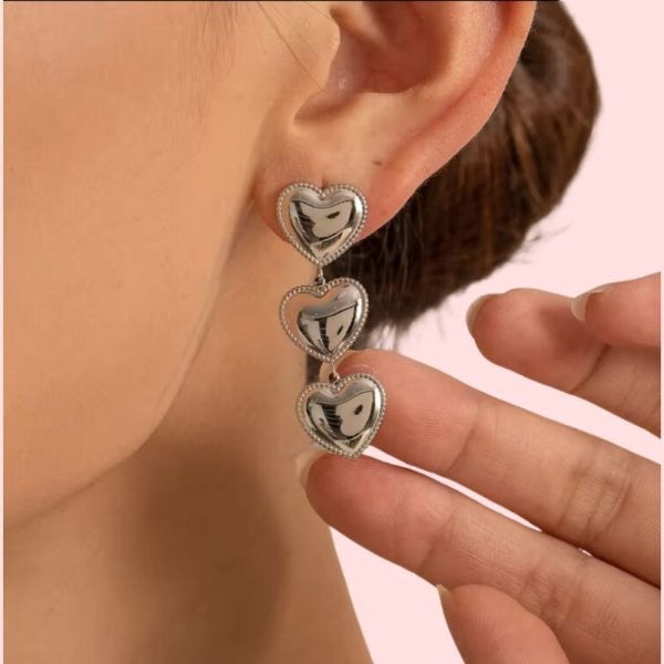 Stainless Steel Coral Earrings