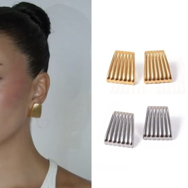 18k Gold Plated Stainless Steel Jewellery Ella Earring in 18k Gold PLated Stainless Steel Earrings for women