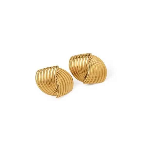 Cora Earrings Gilded Glamour Stainless Steel Cora Earrings