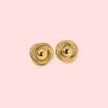 Chloe Studs in Gold Chloe Studs for a polished look.