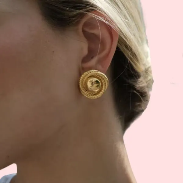 Chloe Studs in model Chloe Studs model