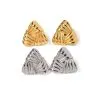 Maya Earrings Ideal with a richly textured outfit Maya Earrings in gold and silver